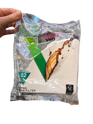 Hario v60 Filters (2 sizes) (100 Filters)